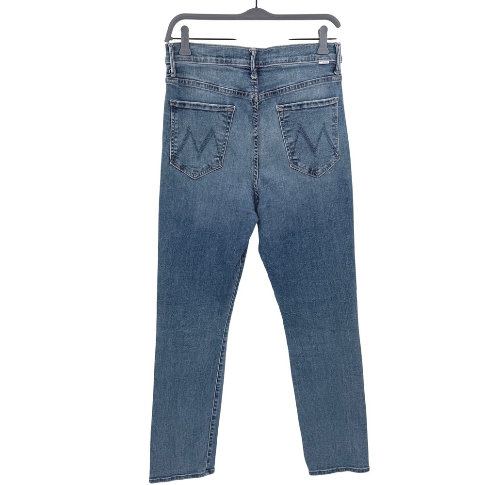 Mother‎ Denim The Swooner Rascal Hover Jeans Healing Jar Blue High Rise Size 30